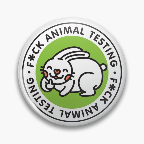 Item preview, Anti Animal Testing Bunny | Vegan Cruelty Free Activism designed and sold by Plant Cult.