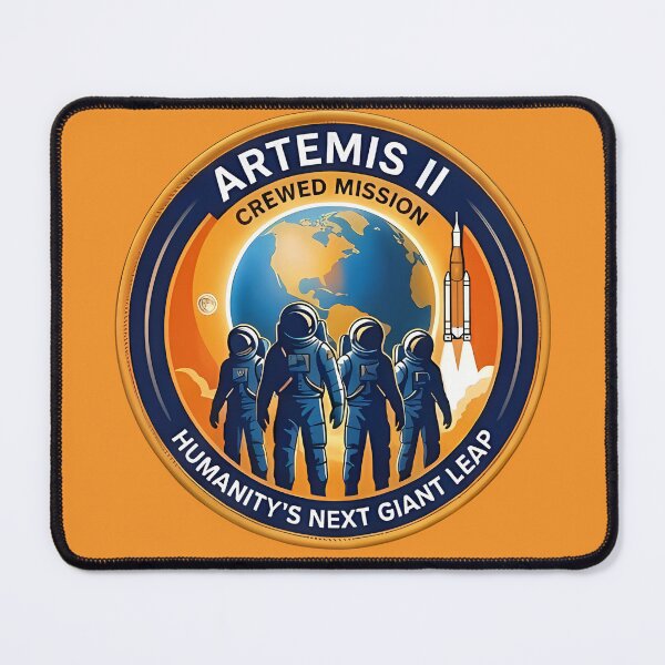 Item preview, Artemis II Crewed Mission Space Design designed and sold by Ekracreatives.