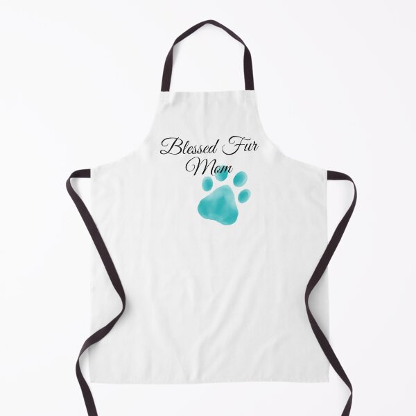 Item preview, Blessed Fur Mom Design with Teal Pawprint designed and sold by jeweleddesigns.