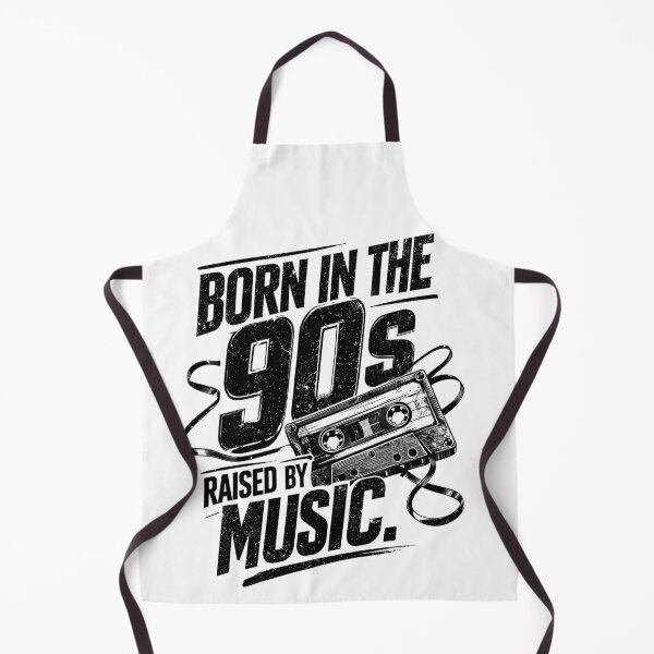 Item preview, Born in the 90s Raised by Music BW designed and sold by the-dovlat.