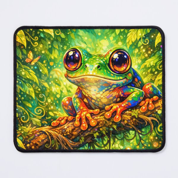 Item preview, Glowing frog in nature designed and sold by Sigtrix.