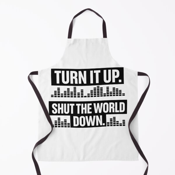 Item preview, Turn It Up Shut the World Down BW designed and sold by the-dovlat.
