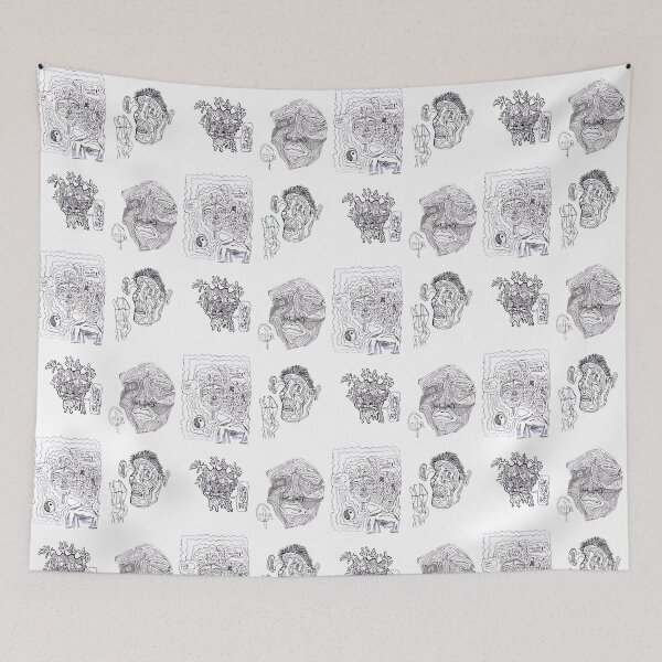 Item preview, B&W DEAD HEAD PATTERN V2 designed and sold by Odd-jewelry.