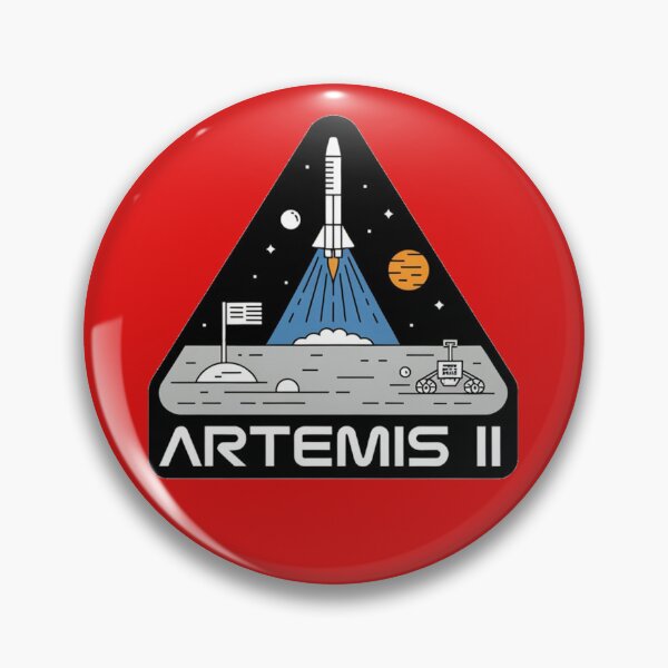 Item preview, Artemis II Comic Style Space Mission Retro NASA Inspired Design designed and sold by NatArtSA.