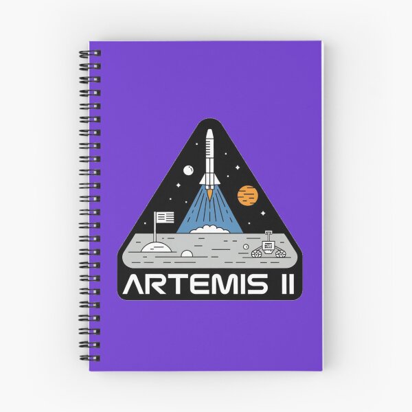 Item preview, Artemis II Comic Style Space Mission Retro NASA Inspired Design designed and sold by NatArtSA.