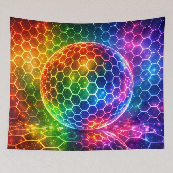 Item preview, Luminous hexagonal sphere world designed and sold by Sigtrix.