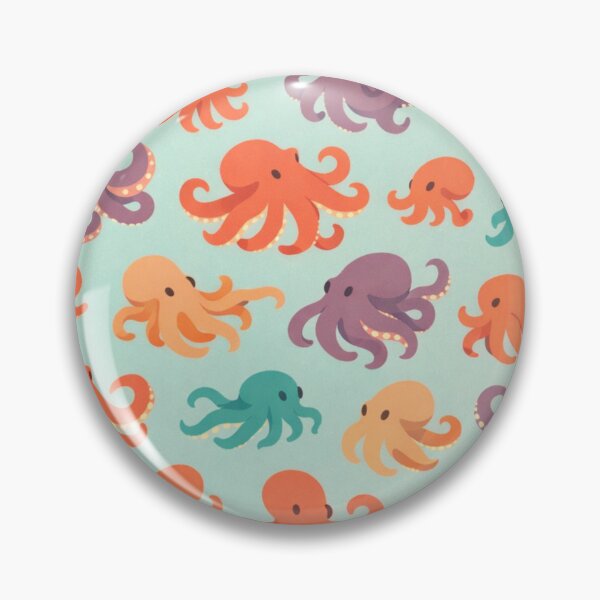 Item preview, Playful Octopus Mosaic - Colorful Marine Life Pattern designed and sold by FatmaElhofy.