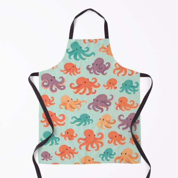Item preview, Playful Octopus Mosaic - Colorful Marine Life Pattern designed and sold by FatmaElhofy.