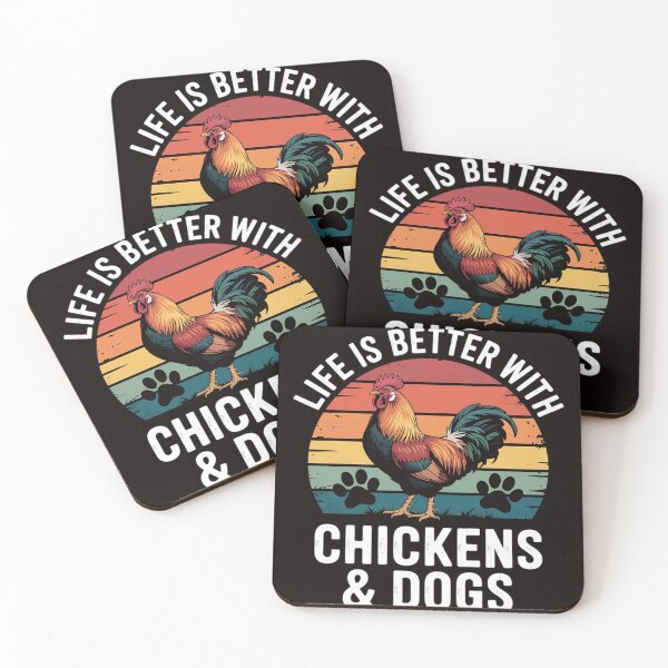 Item preview, Life Is Better With Chickens & Dogs Women Girls Farmer designed and sold by Hybrid-Mind.