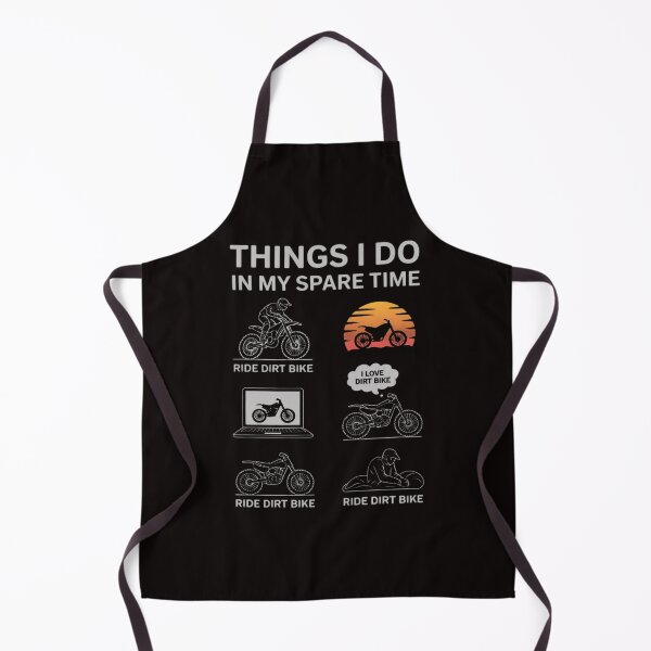 Item preview, Things I Do In My Spare Time Dirt Bike Motocross Biker designed and sold by Hybrid-Mind.