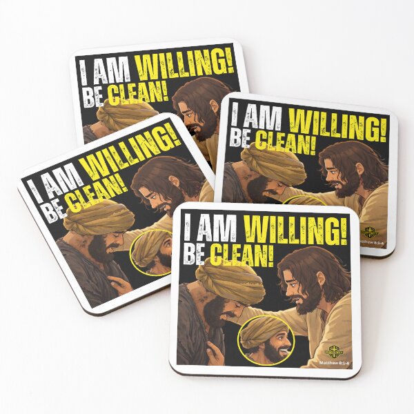 Item preview, I AM WILLING! BE CLEAN | MATTHEW 8:1-4 designed and sold by UnboundFull.
