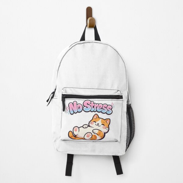 Item preview, No Stress Cute Cat Cartoon Graffiti Relaxed Design designed and sold by auraRM studio.