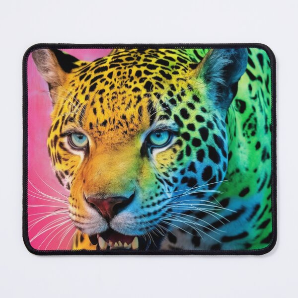 Item preview, Fluorescent Jaguar in Vibrant Urban Jungle designed and sold by NatArtSA.