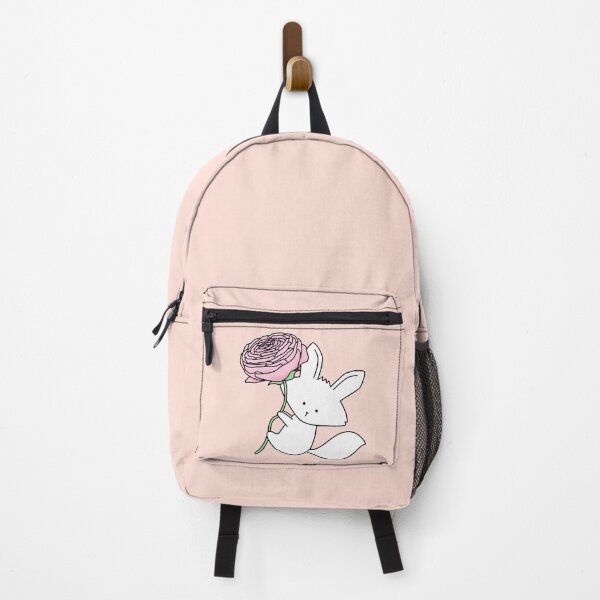 Item preview, Cute Fox with Giant Pink Ranunculus Flower designed and sold by ubborn.