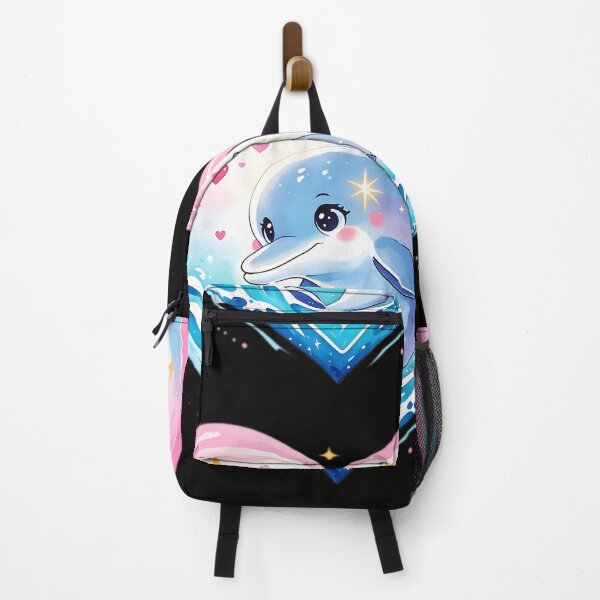Item preview, Joyful Dolphin Jumping in Heart Waves designed and sold by NatalieJeans.