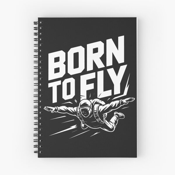 Item preview, Born To Fly, Skydiving Extreme Sport Design designed and sold by HumanMess.