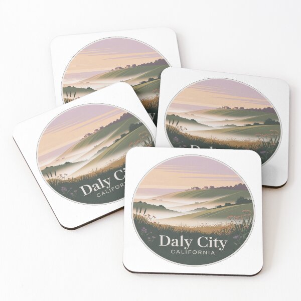 Item preview, Daly City California: Foggy Hills Emblem  designed and sold by CircinusStore.