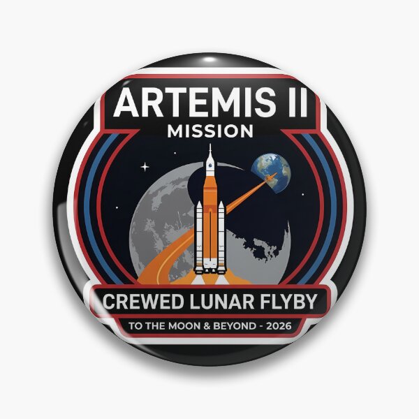Item preview, Artemis II Mission Lunar Flyby Design designed and sold by Ekracreatives.