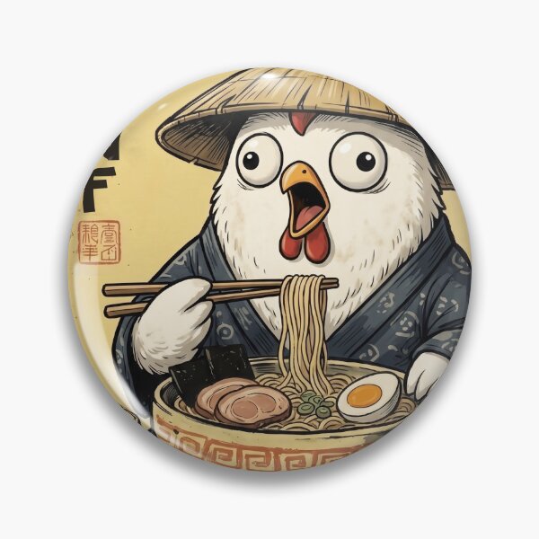 Item preview, FCAWF Amante del ramen de pollo - Divertido pollo para amantes de la comida japonesa vintage designed and sold by Bongocomic.