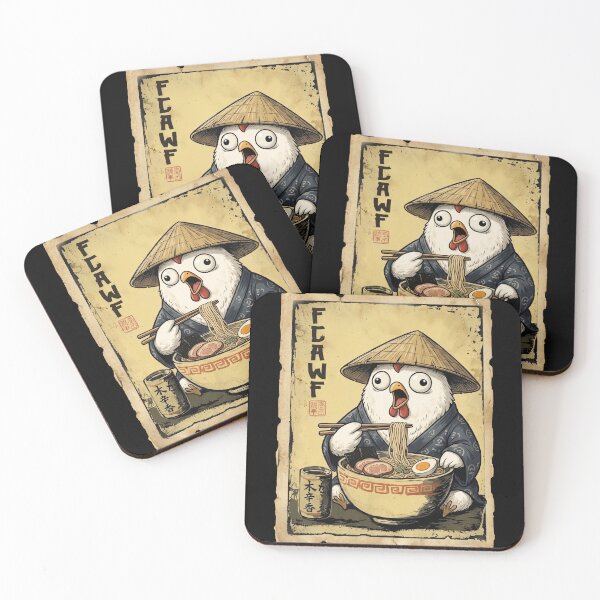 Item preview, FCAWF Chicken Ramen Noodle Lover - Funny Vintage Japanese Foodie Fowl designed and sold by Bongocomic.