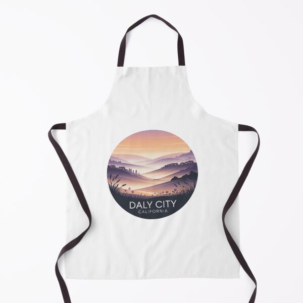 Item preview, Daly City California: Pastel Foggy Landscape Illustration designed and sold by CircinusStore.