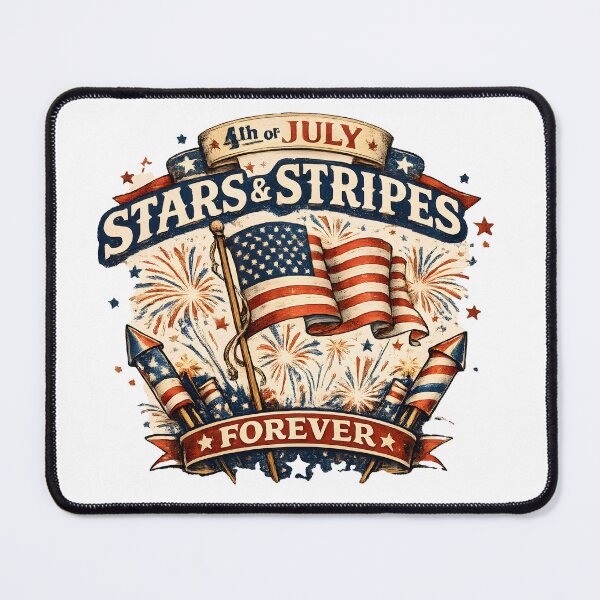 Item preview, Vintage Stars and Stripes Forever 4th of July Americana designed and sold by Aurora Prints.