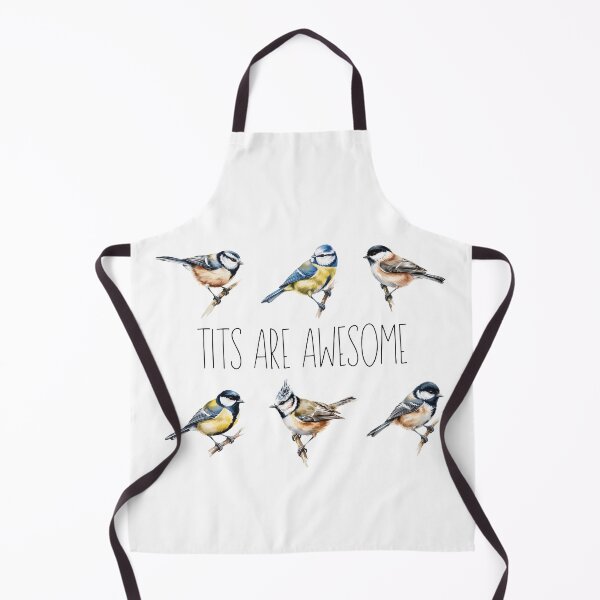 Item preview, Tits Are Awesome Funny Bird Pun Cute Tit Birds Bird Lover Design designed and sold by ArcticFoxStudio.