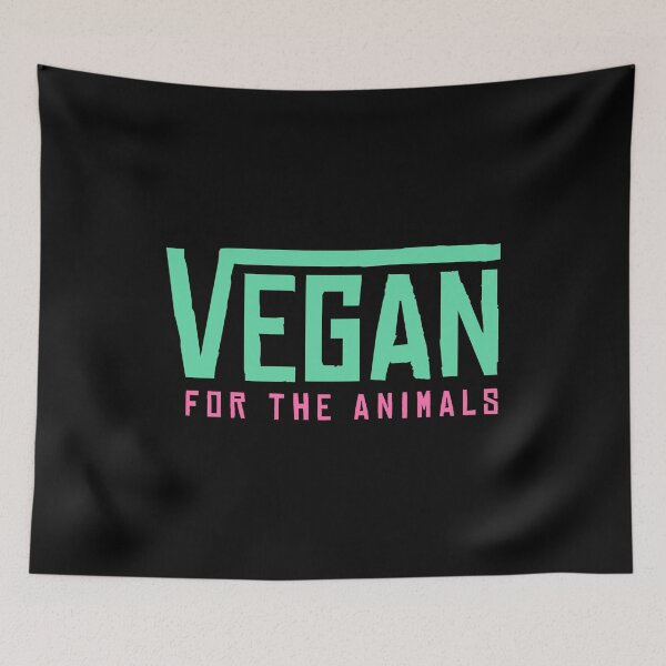 Item preview, Vegan For The Animals designed and sold by Plant Cult.