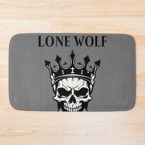 Item preview, Lone Wolf Skull Crown Dark Design designed and sold by Ekracreatives.