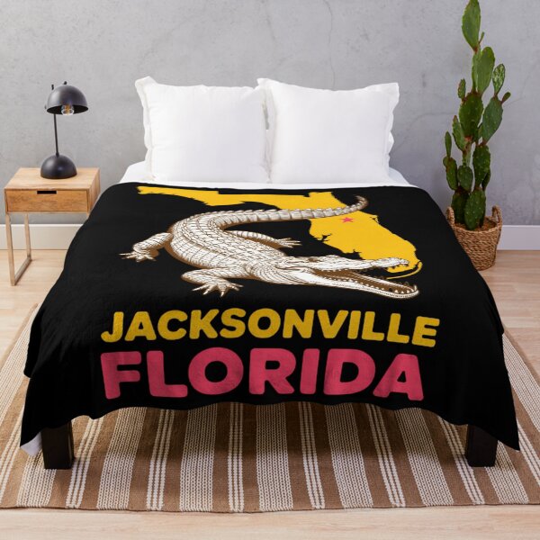 Item preview, Jacksonville Florida FL Aligator Vacation Surf Sunset designed and sold by TrinaEspinoza.