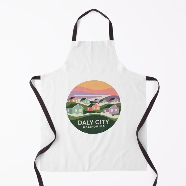 Item preview, Daly City California: Vibrant Neighborhood Illustration designed and sold by CircinusStore.