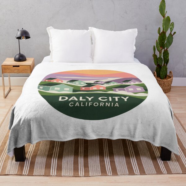 Item preview, Daly City California: Vibrant Neighborhood Illustration designed and sold by CircinusStore.