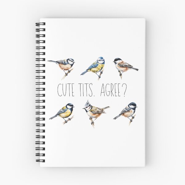 Item preview, Cute Tits - Funny Bird Pun Blue Tit Chickadee Cute Bird Lover Design designed and sold by ArcticFoxStudio.