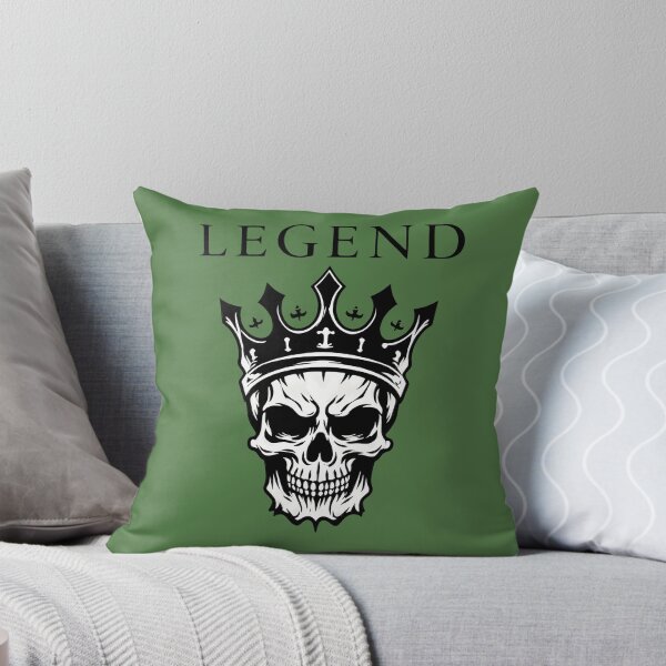 Item preview, Legend Skull Crown Dark Gothic Design designed and sold by Ekracreatives.