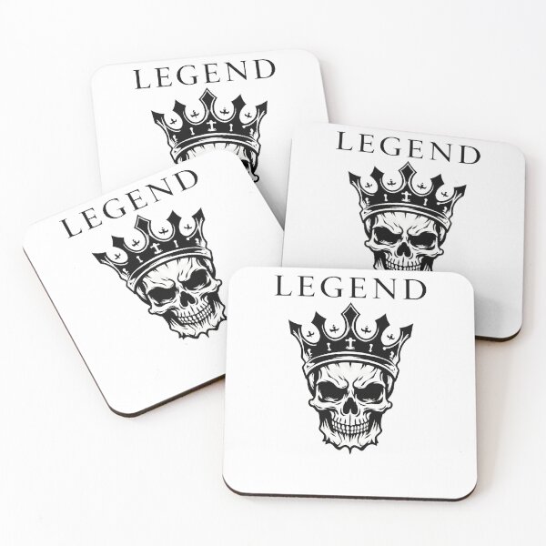 Item preview, Legend Skull Crown Dark Gothic Design designed and sold by Ekracreatives.