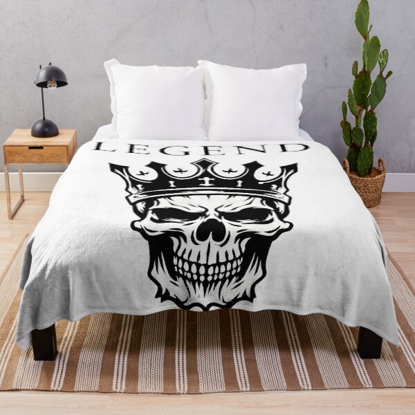 Item preview, Legend Skull Crown Dark Gothic Design designed and sold by Ekracreatives.