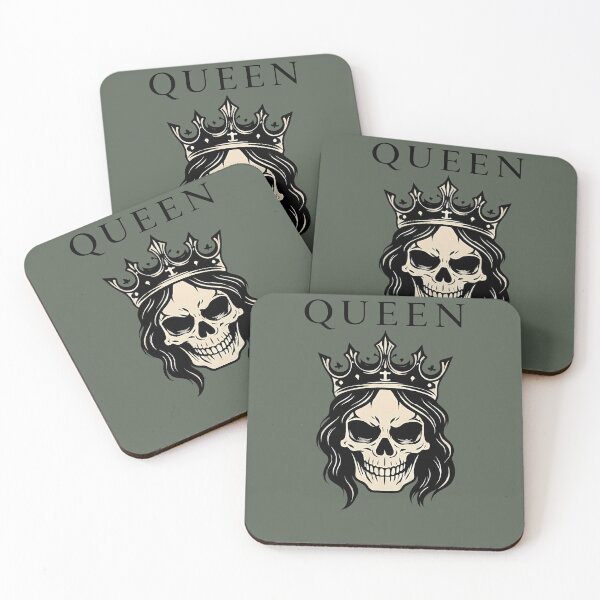 Item preview, Queen Skull Crown Dark Gothic Design designed and sold by Ekracreatives.