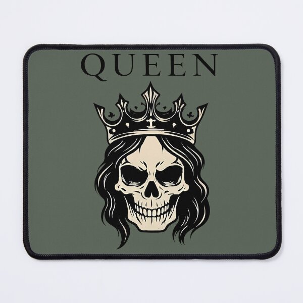 Item preview, Queen Skull Crown Dark Gothic Design designed and sold by Ekracreatives.