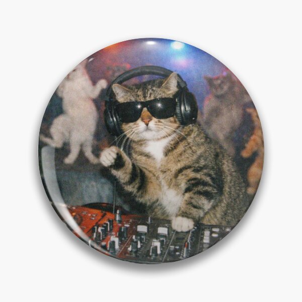 Item preview, Cool DJ Cat Party Vibes Funny Music Lover Animal Pet designed and sold by dal-koz-ar.