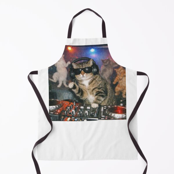 Item preview, Cool DJ Cat Party Vibes Funny Music Lover Animal Pet designed and sold by dal-koz-ar.