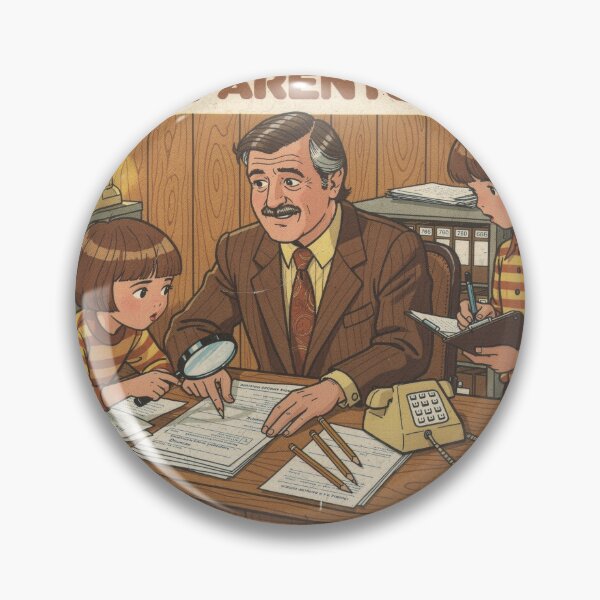 Item preview, Auditing Your Parents - Retro Dark Humor Art designed and sold by PictorialWhimsy.