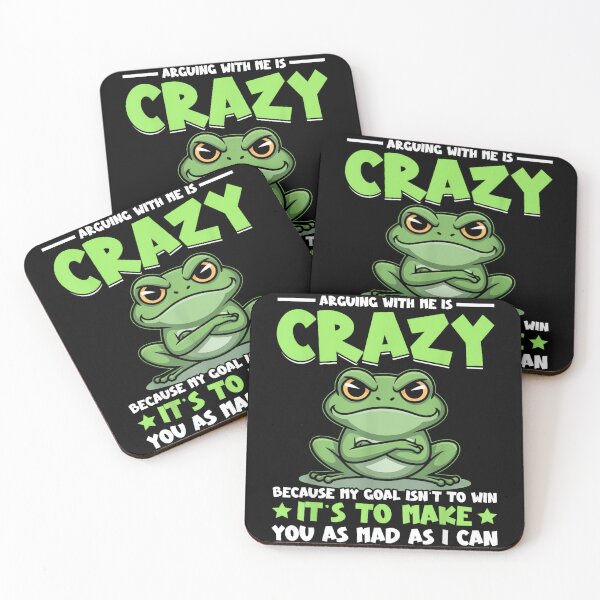Item preview, Frog Arguing with Me is Crazy Because My Goal Isn't to Win designed and sold by hqmofoo35.