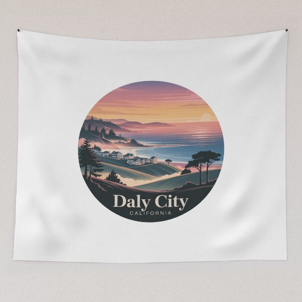 Item preview, Daly City California: Coastal Sunset  designed and sold by CircinusStore.
