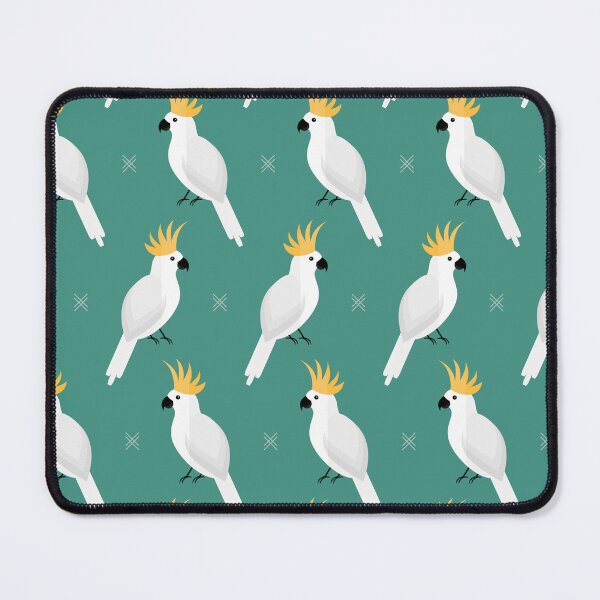 Item preview, Cockatoos on blue designed and sold by reneesillus.