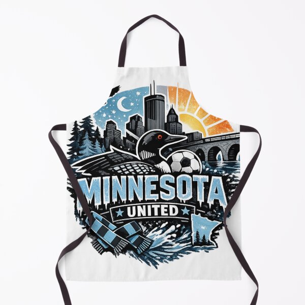 Item preview, Minnesota United Soccer Design Loon Bird Football Fan Shirt Minneapolis Skyline Vintage Style Sports Graphic MLS Inspired Gift designed and sold by GarnerSupplyCo.