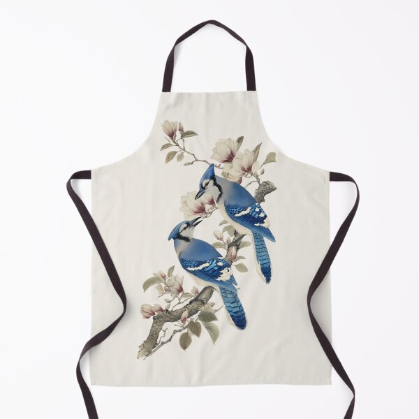 Item preview, Two Blue Jays on Magnolia Branch Chinoiserie Bird Art Print designed and sold by BestVarieties.
