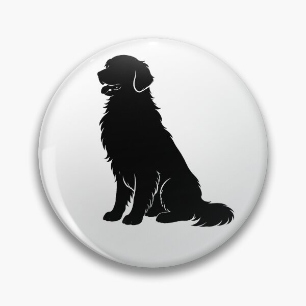 Item preview, The Black Sitting Dog Graphic. Golden retriver. designed and sold by byaga.