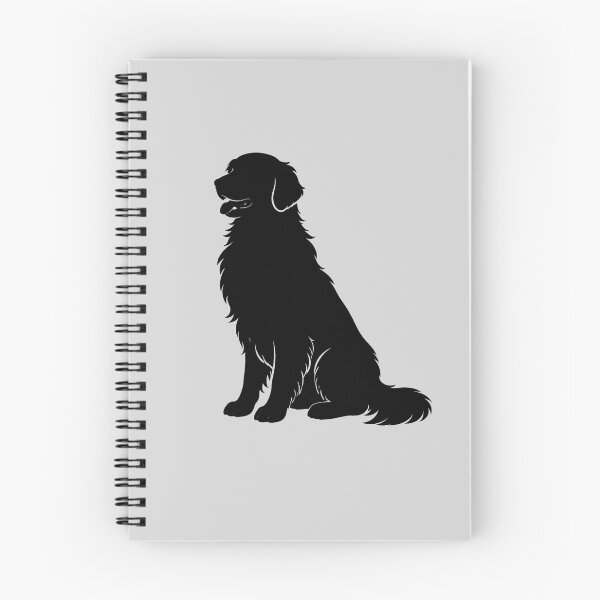Item preview, The Black Sitting Dog Graphic. Golden retriver. designed and sold by byaga.