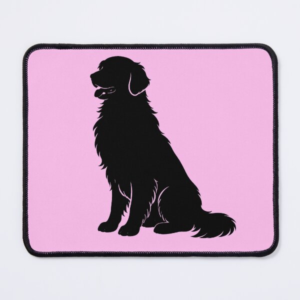 Item preview, The Black Sitting Dog Graphic. Golden retriver. designed and sold by byaga.