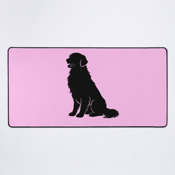 Item preview, The Black Sitting Dog Graphic. Golden retriver. designed and sold by byaga.